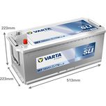 M7 VARTA PROMOTIVE HEAVY DUTY 12V 180Ah 680033110